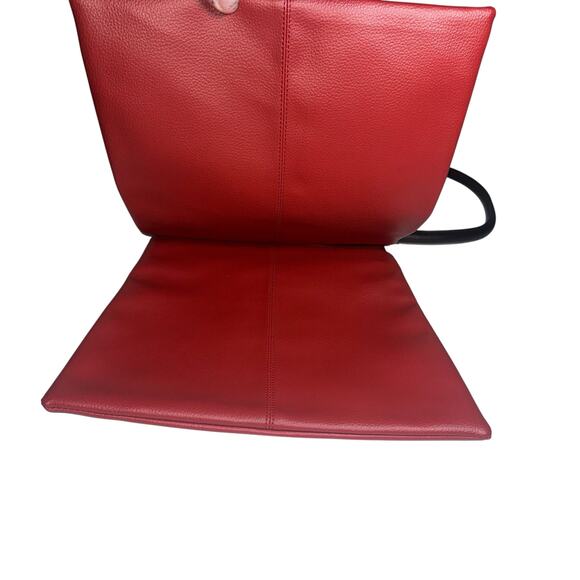BOCCI + BII Red Leather Minimalist Crossbody Bag Slim Modern Pouch
Chic, Boho - Picture 2 of 10